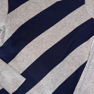 Juicy Couture ✨ Coastal Navy & Gray Striped Sweater Dress ⚓️🌊🩶